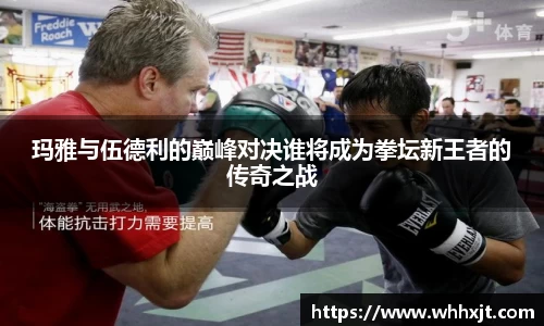 玛雅与伍德利的巅峰对决谁将成为拳坛新王者的传奇之战